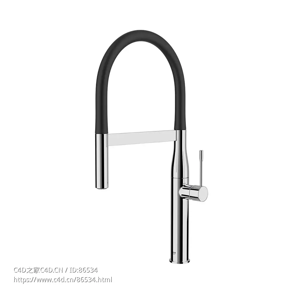 高仪新精华系列厨房龙头3D模型素材下载Essence New Kitchen Mixer Tap by Grohe