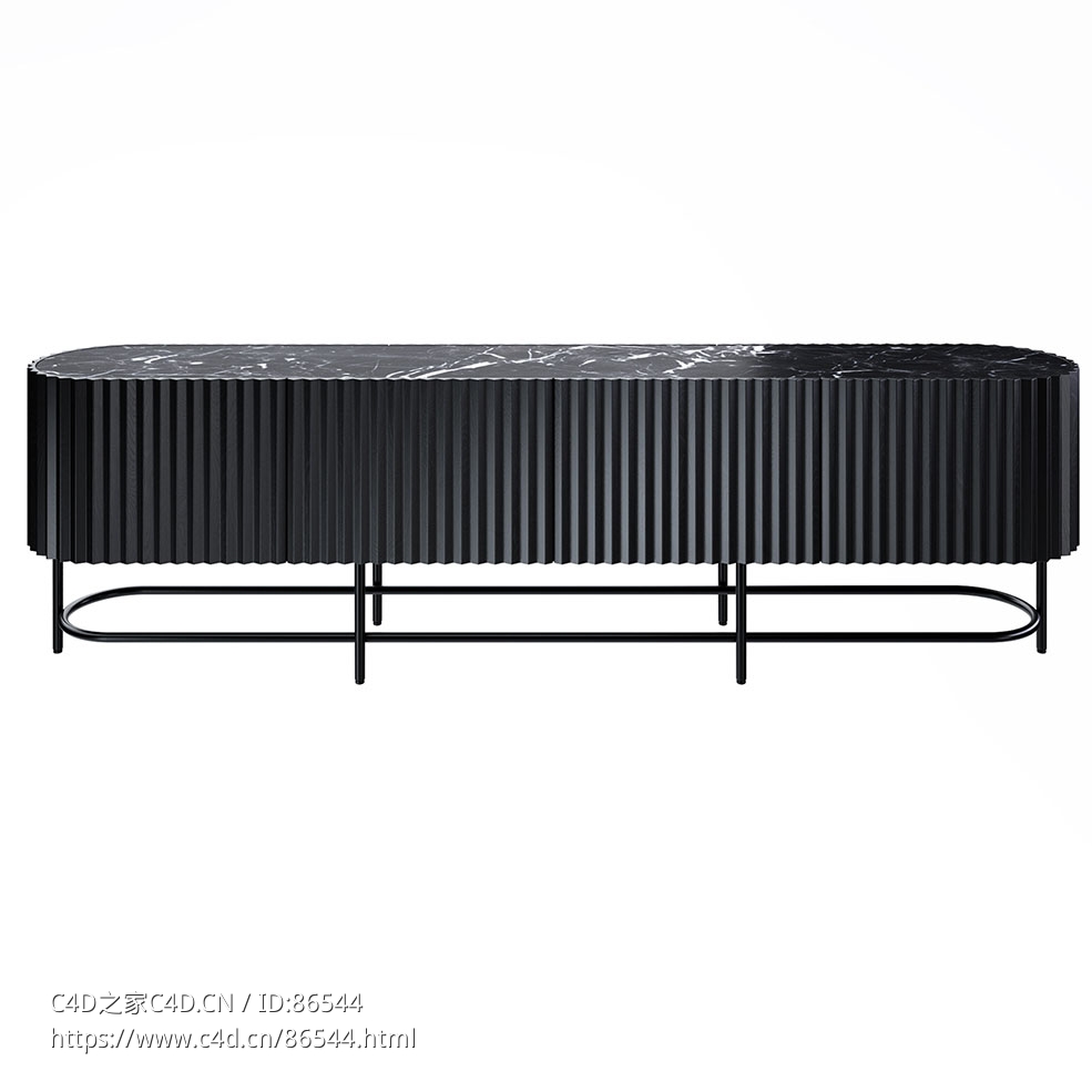 米拉米利永恒系列边柜3D模型素材下载Eternel Sideboard by Milla & Milli - C4D之家 - 1057.jpg