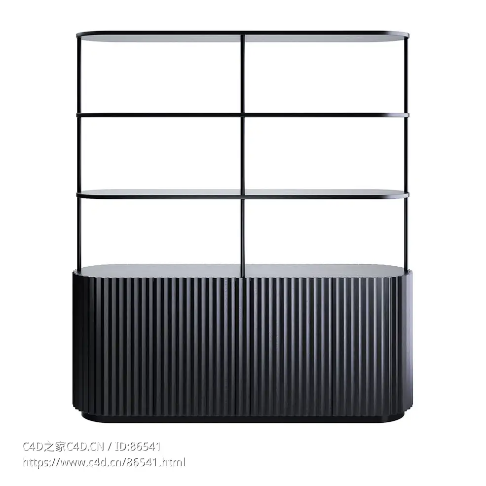 米拉米利永恒系列书柜3D模型素材下载Eternel Bookcase by Milla & Milli - C4D之家 - 1054.jpg