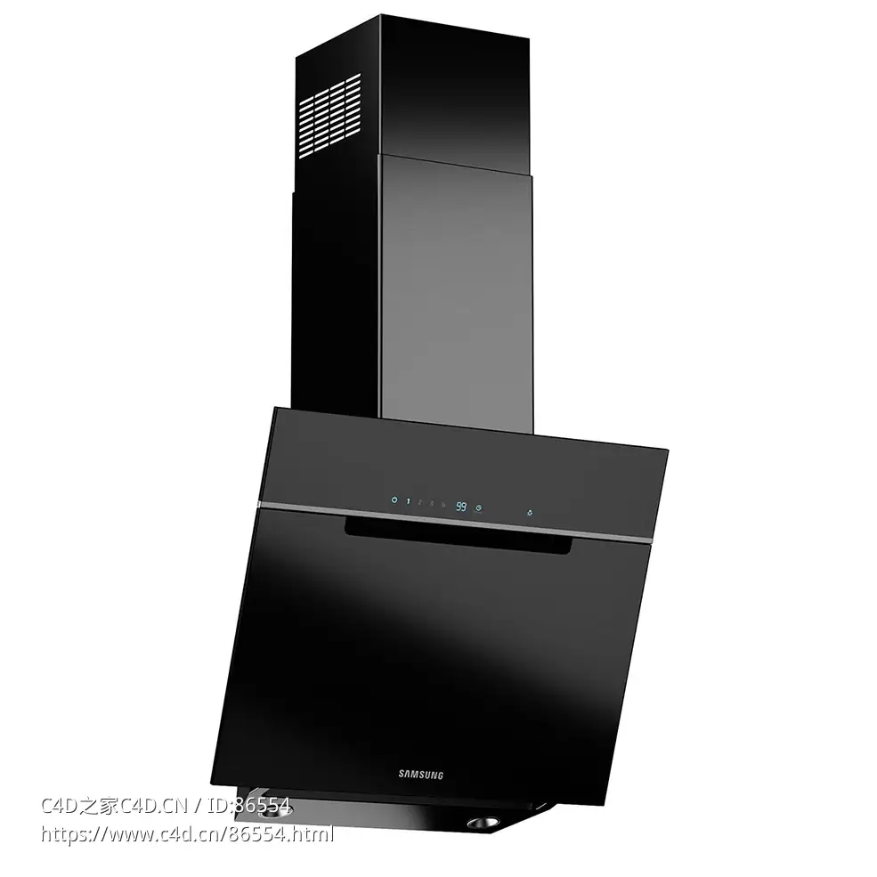 三星NK24M7070VB抽油烟机3D模型素材下载Extractor Hood NK24M7070VB by Samsung