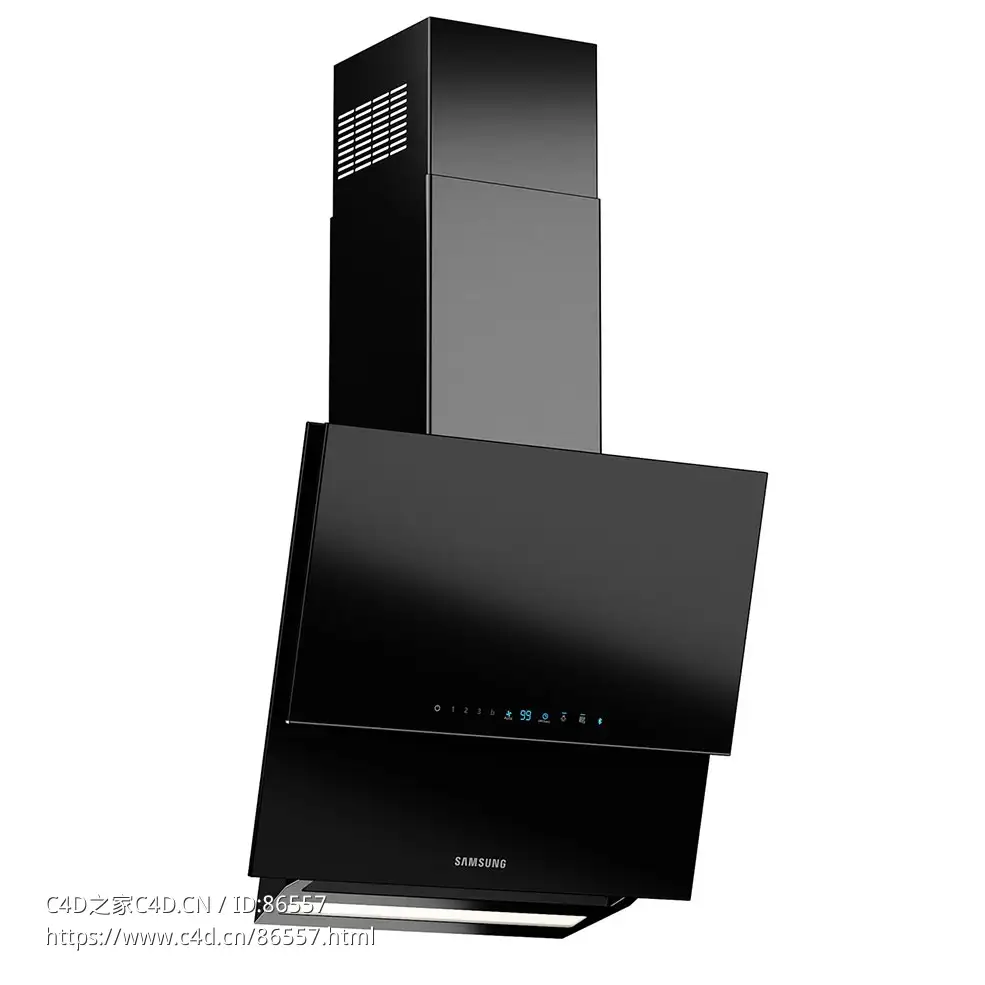 三星NK24N9804VB抽油烟机3D模型素材下载Extractor Hood NK24N9804VB by Samsung