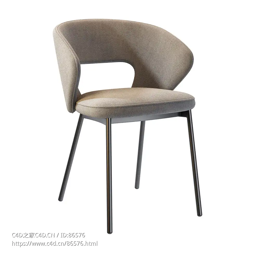 起源1971金属餐椅663型3D模型素材下载Fard Metal 663 Chair by Origins 1971 - C4D之家 - 1089.jpg