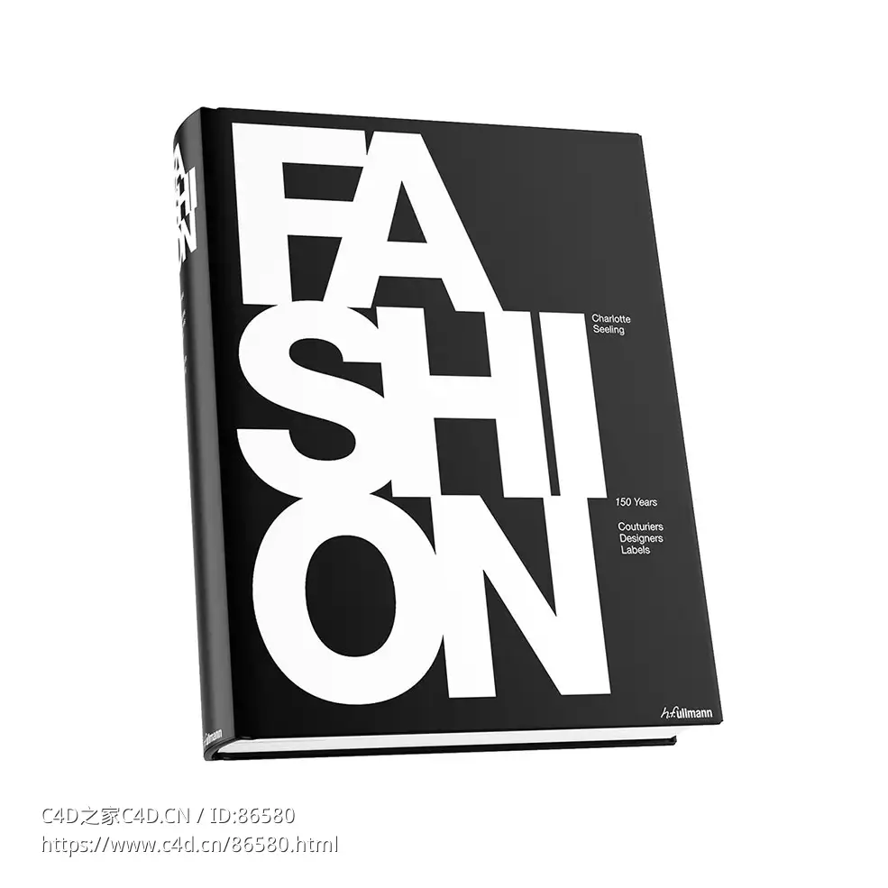 时尚艺术书籍3D模型素材下载Fashion Book by HFullmann