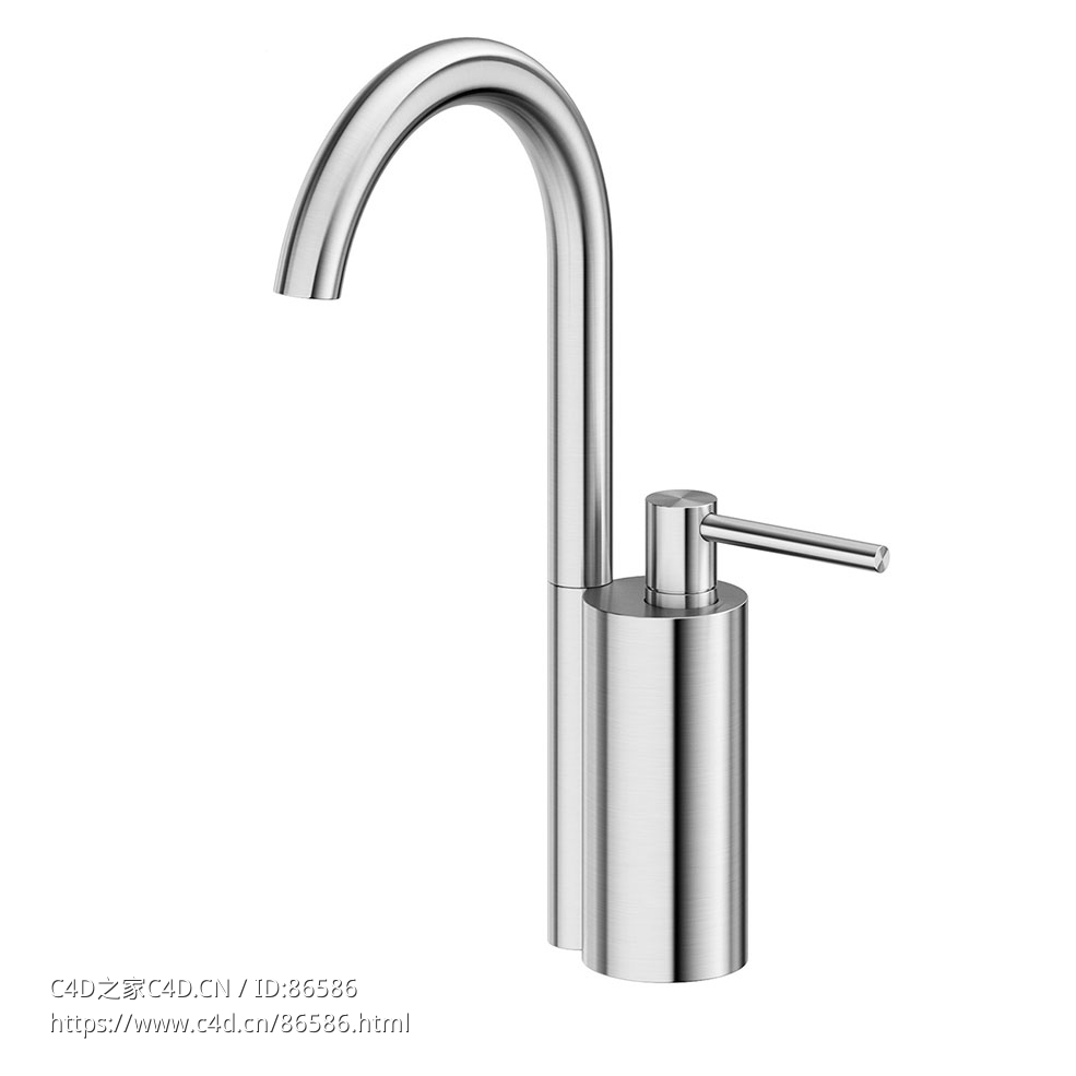 夸德罗FFQT 21 01T洗手盆水龙头3D模型素材下载FFQT 21 01T Washbasin Mixer by Quadro - C4D之家 - 1099.jpg
