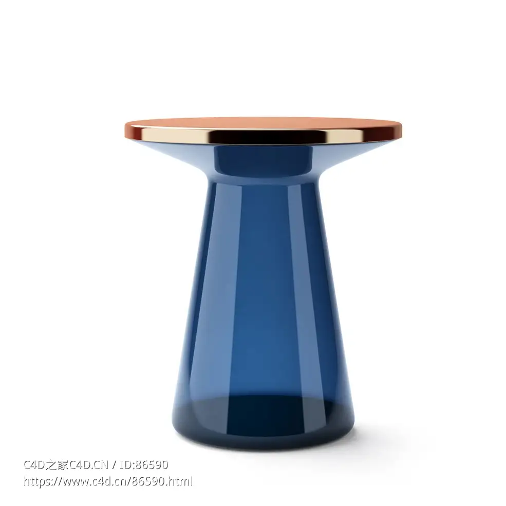 Figure 边桌装饰小茶几3D模型素材下载Figure Side Table by Teo Europe