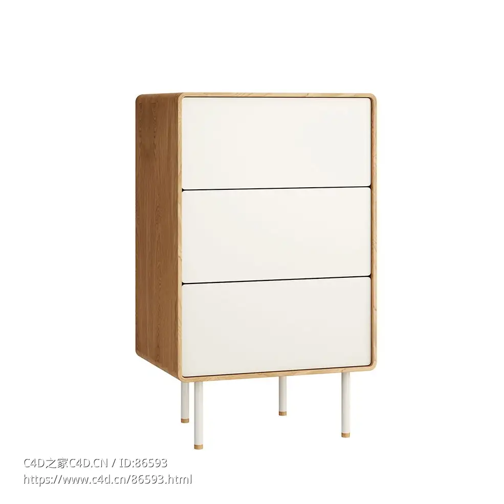 Fina 60厘米抽屉柜收纳柜3D模型素材下载Fina Drawer 60 by Gazzda - C4D之家 - 1106.jpg