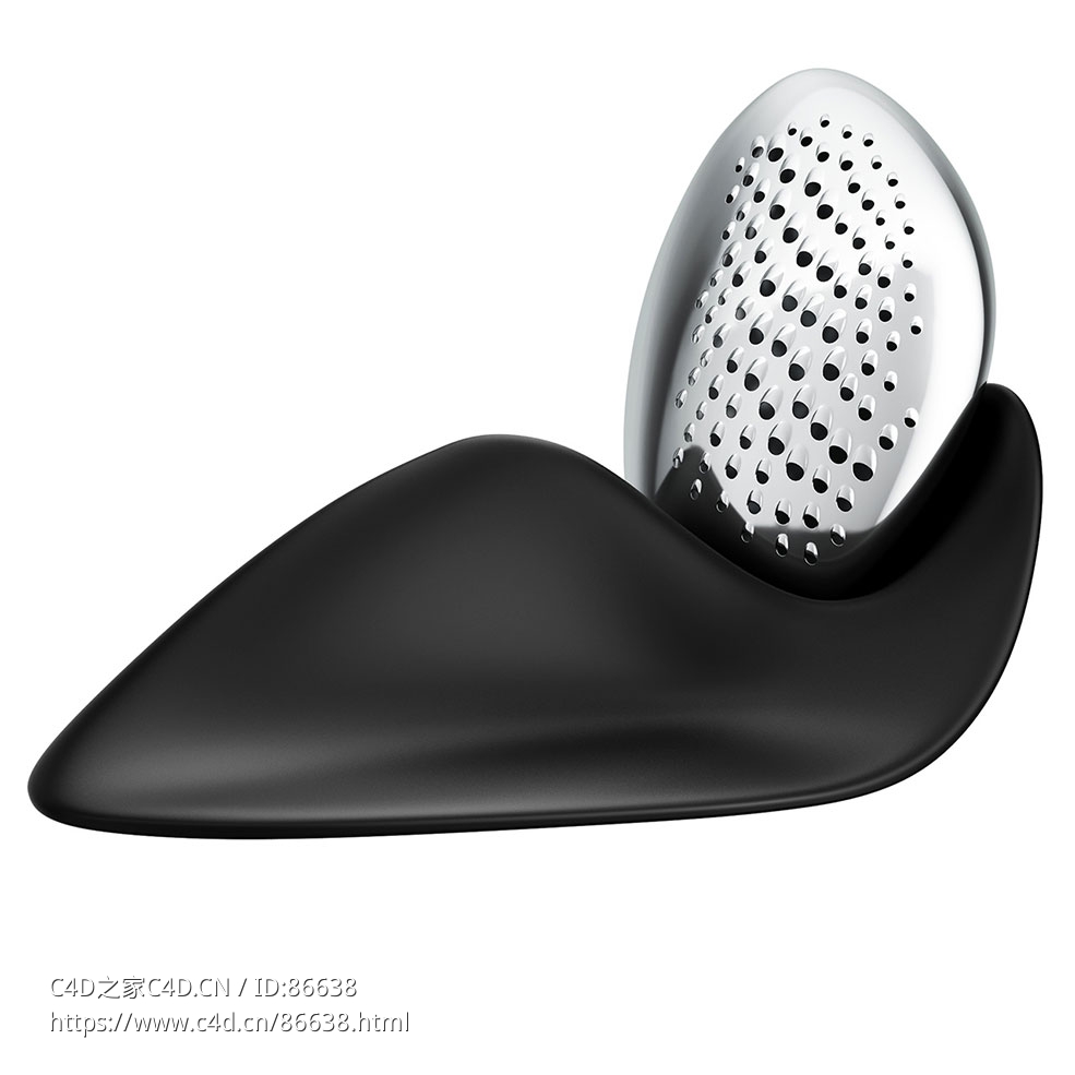 奶酪刨丝器厨房用具3D模型素材下载Forma Cheese Grater by Alessi