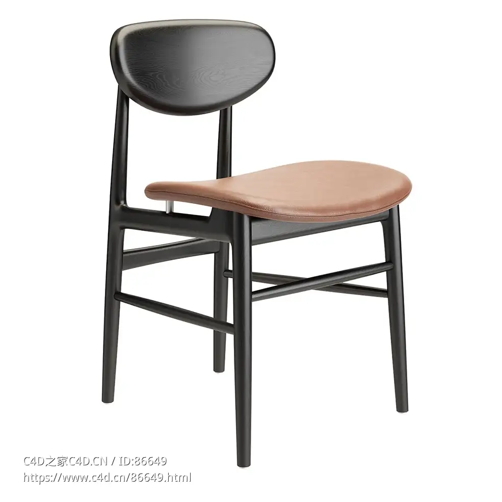 Fred 餐椅餐厅座椅3D模型素材下载Fred Dining Chair by Lema - C4D之家 - 1162.jpg