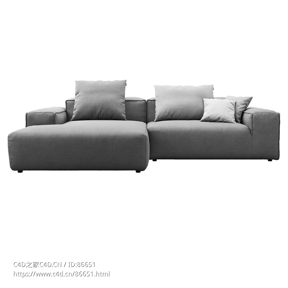 Freistil 175沙发客厅沙发3D模型素材下载Freistil 175 Sofa by Rolf Benz