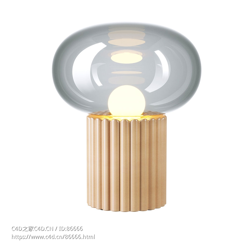 Fungi 落地灯装饰照明3D模型素材下载Fungi Floor Lamp by Favius - C4D之家 - 1179.jpg
