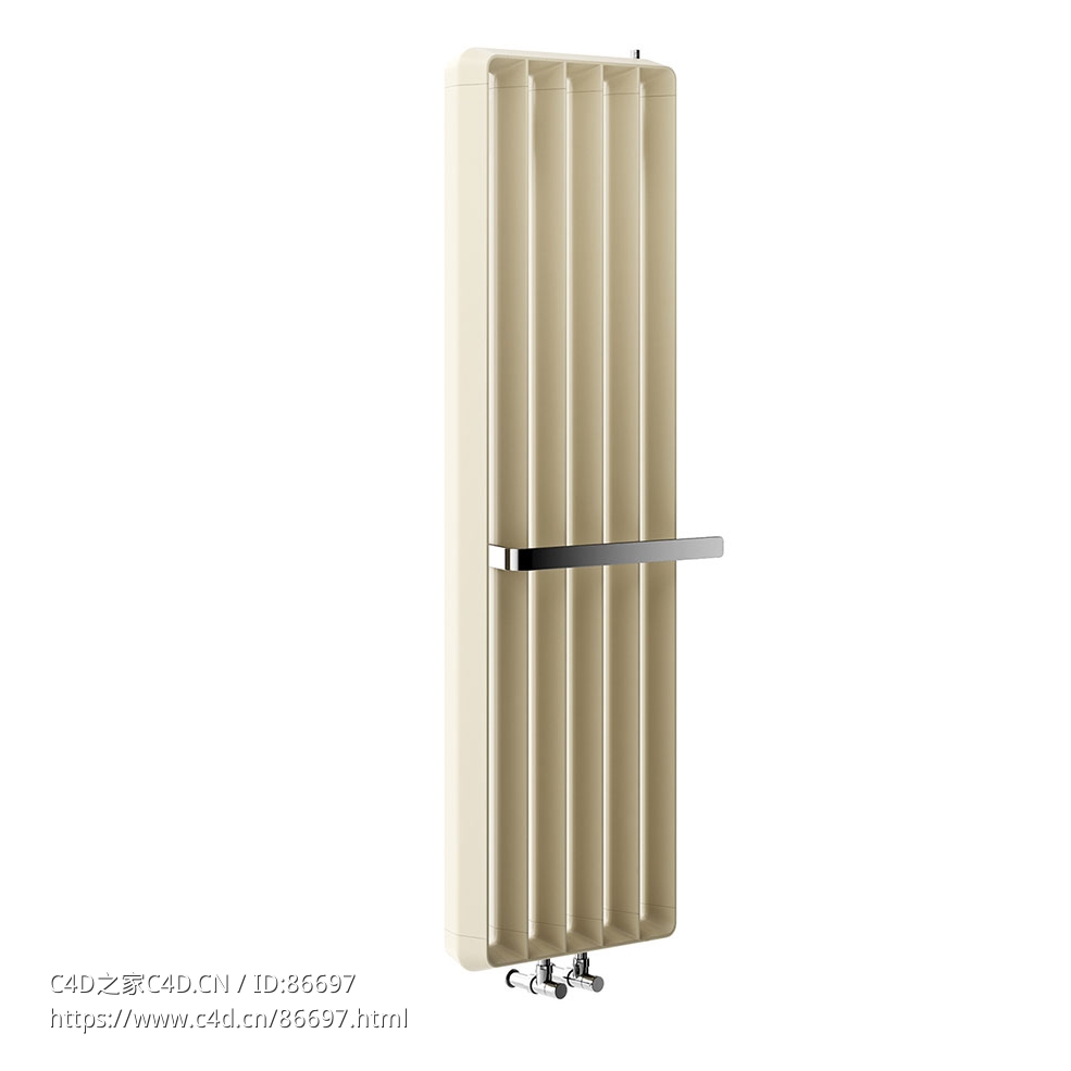 铸铁装饰散热器150厘米Antrax品牌暖气片3D模型素材下载Ghisa Decorative Radiator H15