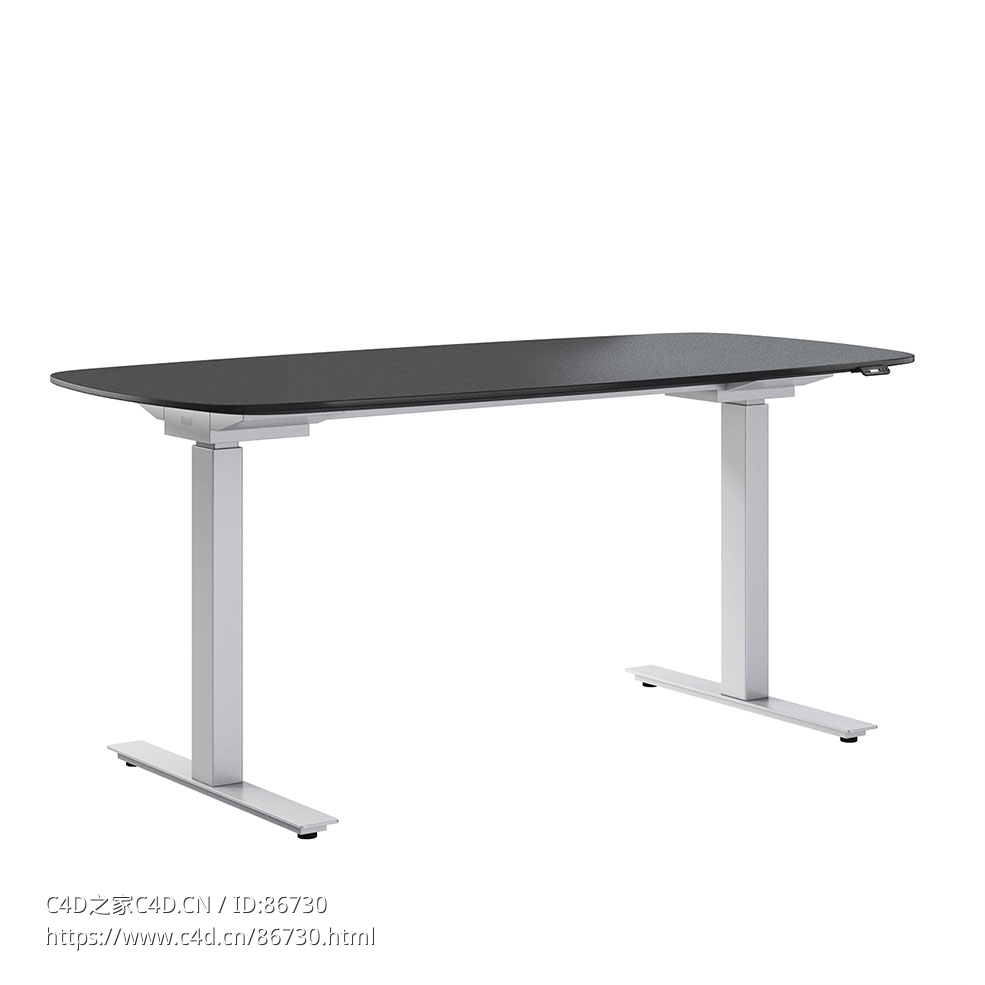 蚂蚱可调办公桌Knoll品牌办公家具3D模型素材下载Grasshopper Adjustable Office Desk