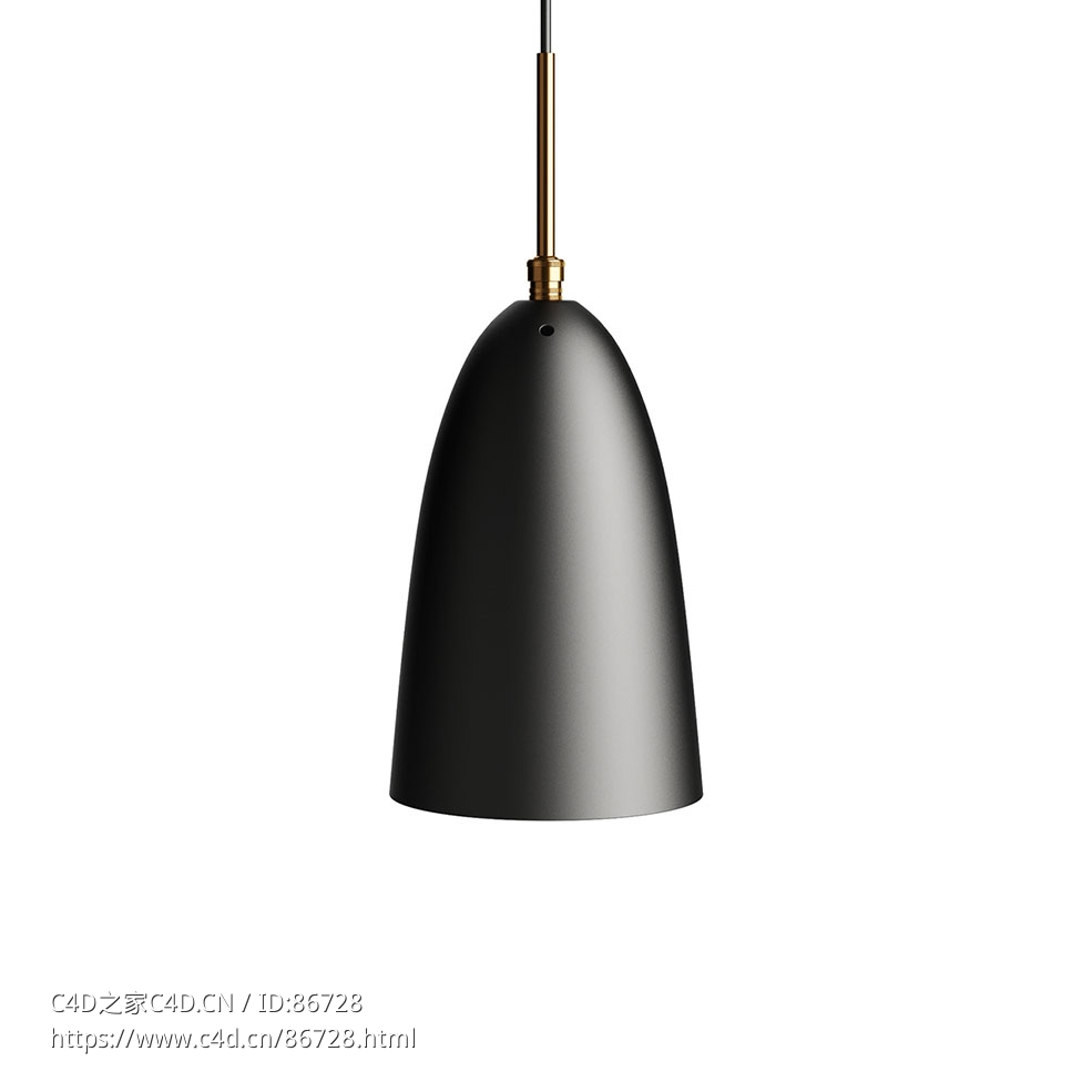 蚱蜢吊灯Gubi品牌照明3D模型素材下载Grashoppa Pendant Light by Gubi