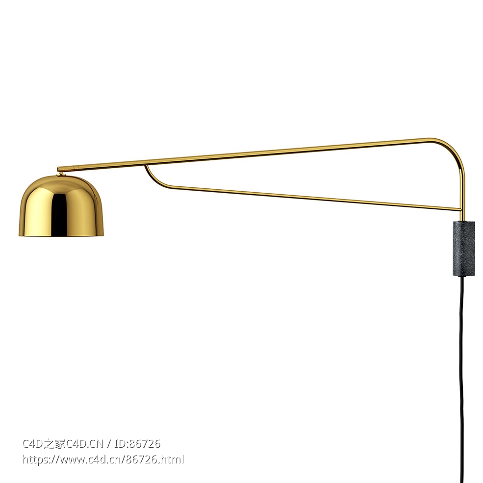 格兰特壁灯Normann Copenhagen品牌照明3D模型素材下载Grant Wall Lamp by Normann Cop - C4D之家 - 1239.jpg