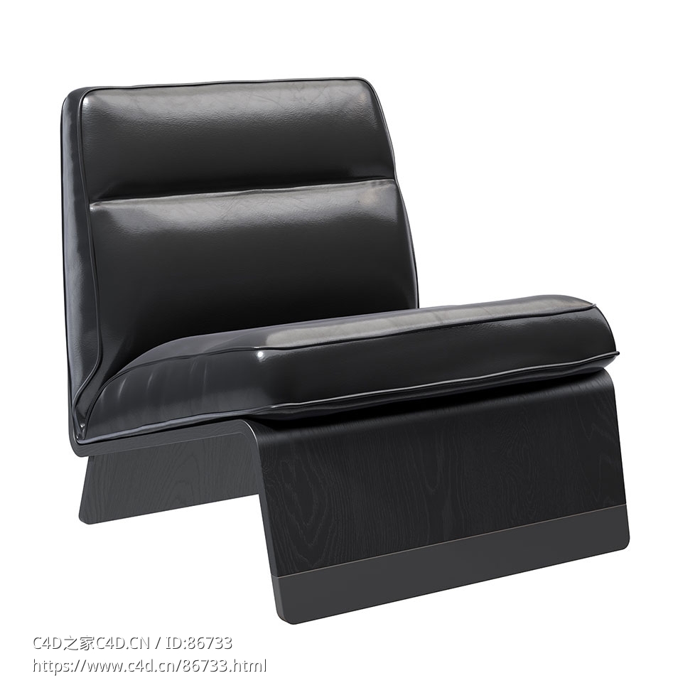 格雷塔扶手椅Baxter品牌座椅3D模型素材下载Greta Armchair by Baxter - C4D之家 - 1246.jpg