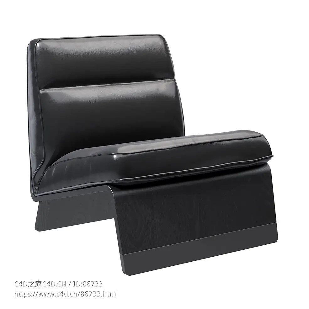 格雷塔扶手椅Baxter品牌座椅3D模型素材下载Greta Armchair by Baxter - C4D之家 - 1246.jpg