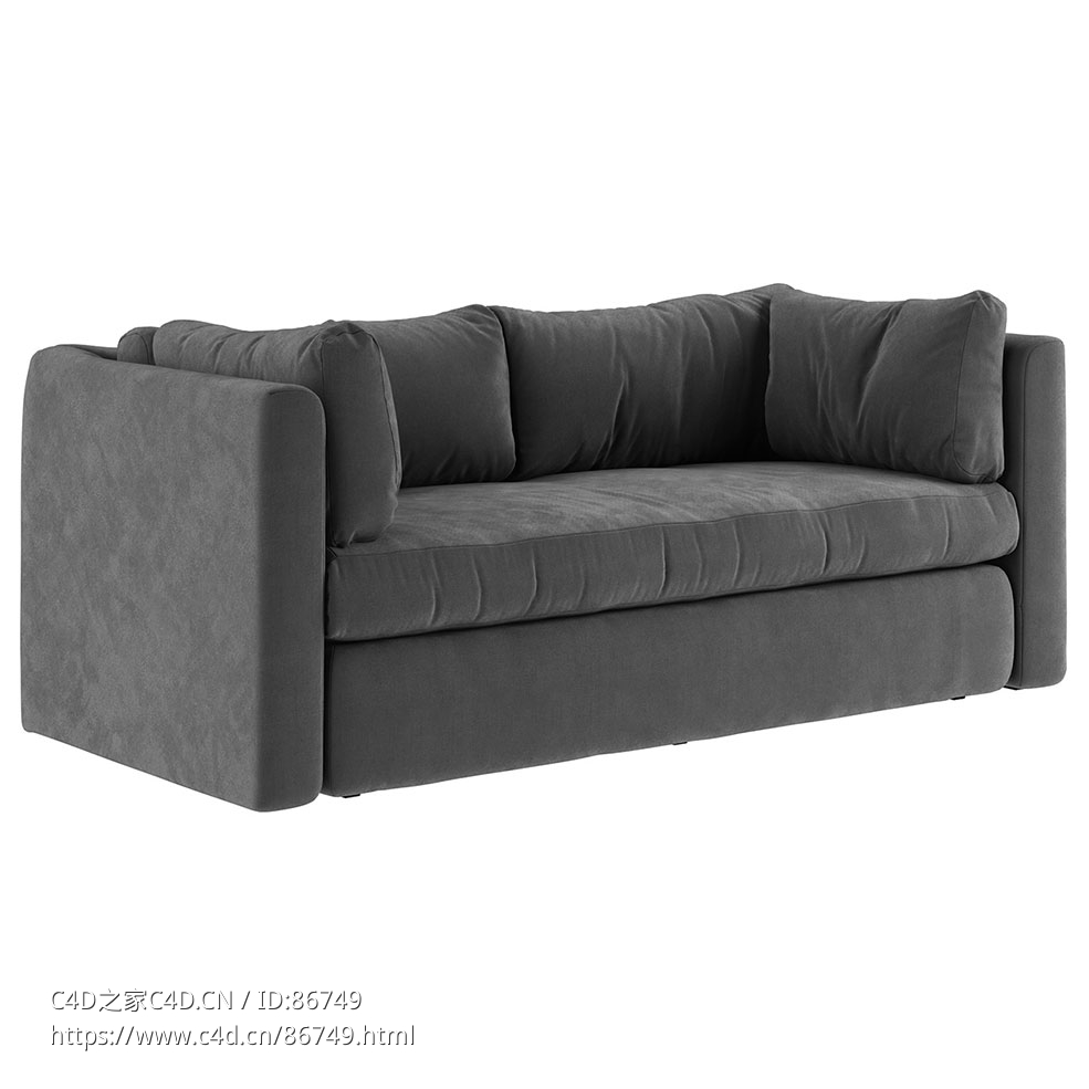 哈克尼沙发Hay品牌沙发3D模型素材下载Hackney Sofa by Hay - C4D之家 - 1262.jpg
