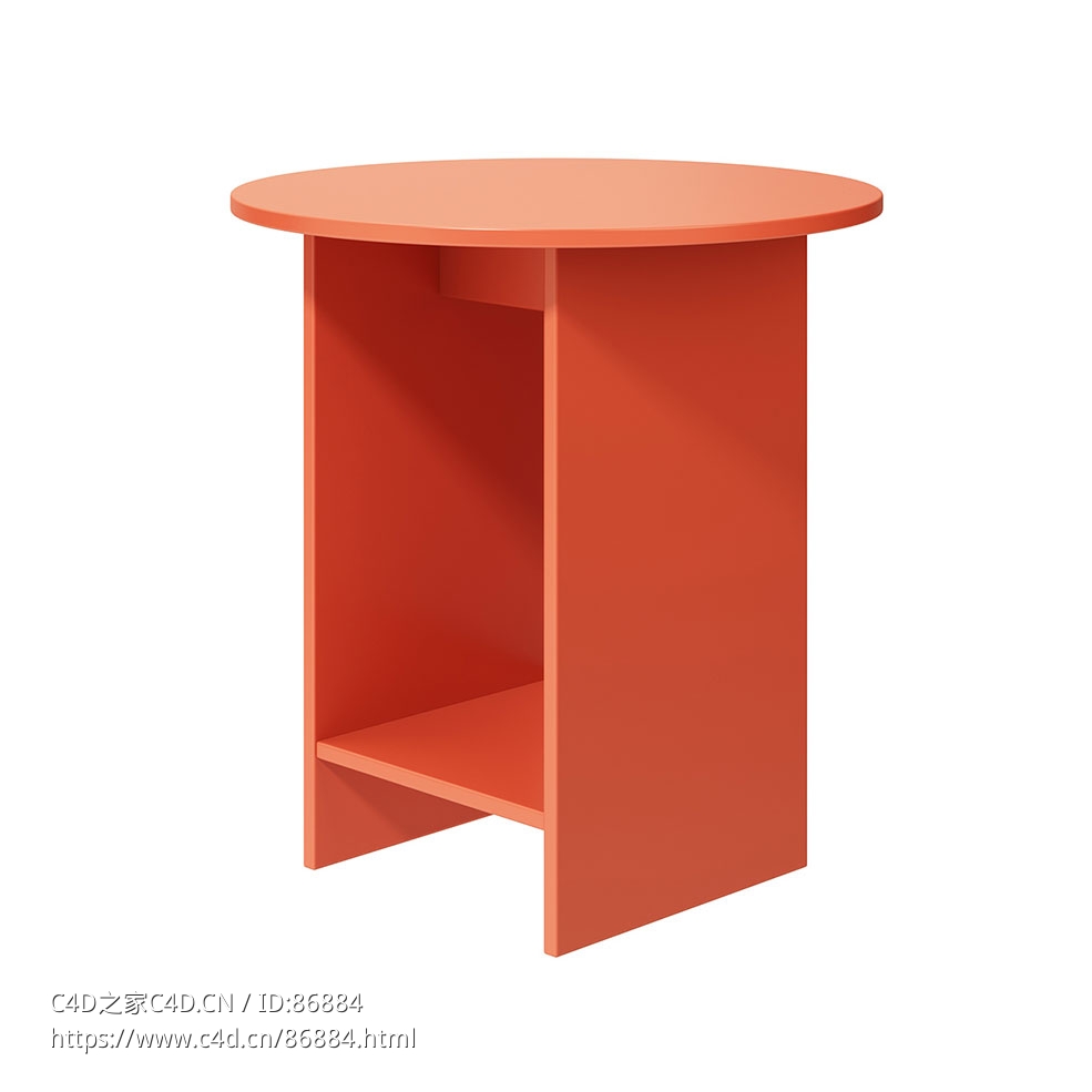 e15圆形黑伊吉边几3D模型素材下载Heiji Round Coffee Side Table by e15 - C4D之家 - 1306.jpg