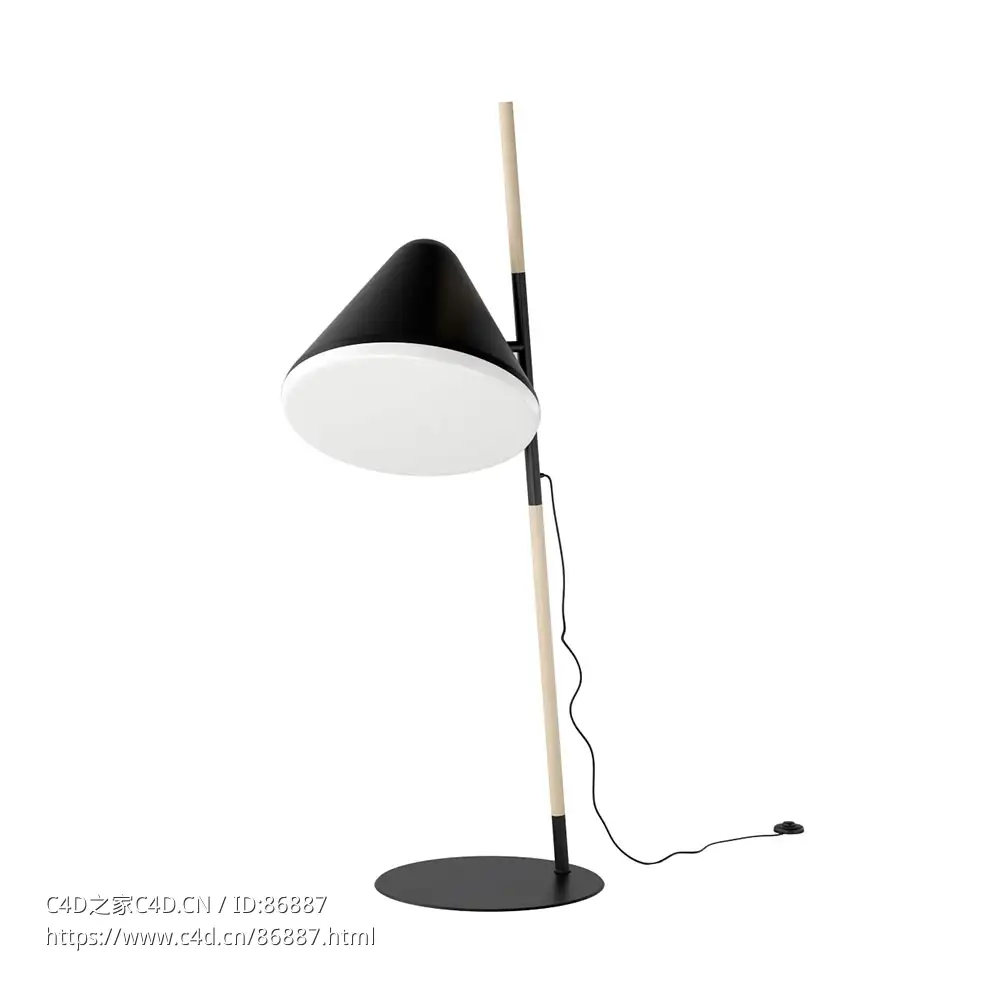 诺曼哥本哈根问候落地灯3D模型素材下载Hello Floor Lamp by Normann Copenhagen - C4D之家 - 1309.jpg