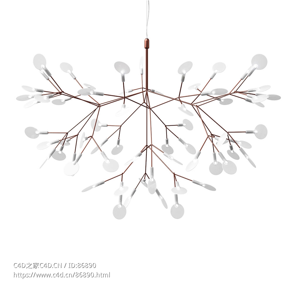 穆贝希拉克利姆II吊灯3D模型素材下载Heracleum II Pendant Light by Moooi - C4D之家 - 1312.jpg