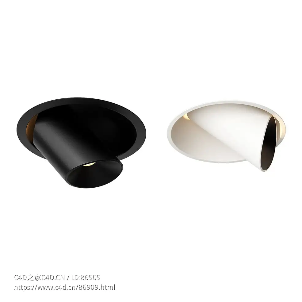 模块化照明仪器中空LED射灯3D模型素材下载Hollow Led Spot by Modular Lighting Instr