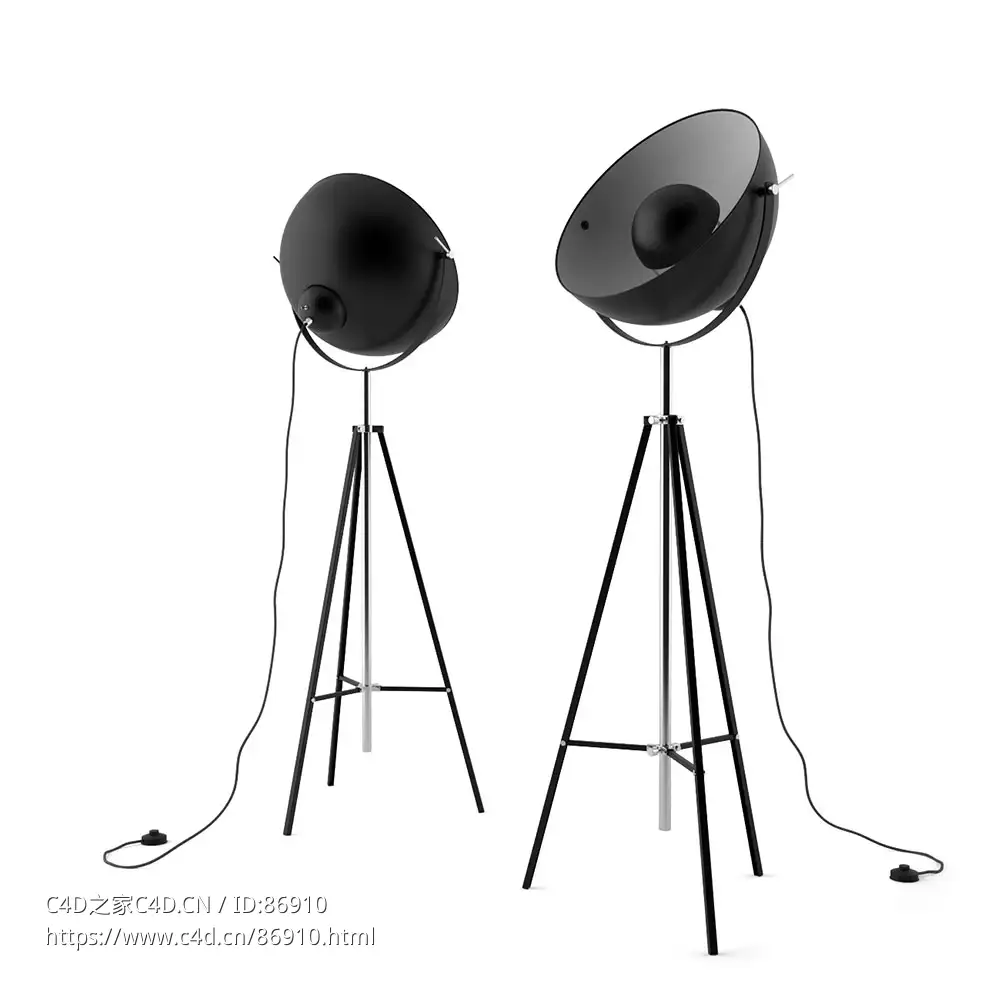 Its About Romi好莱坞台灯3D模型素材下载Hollywood Lamp by Its About Romi