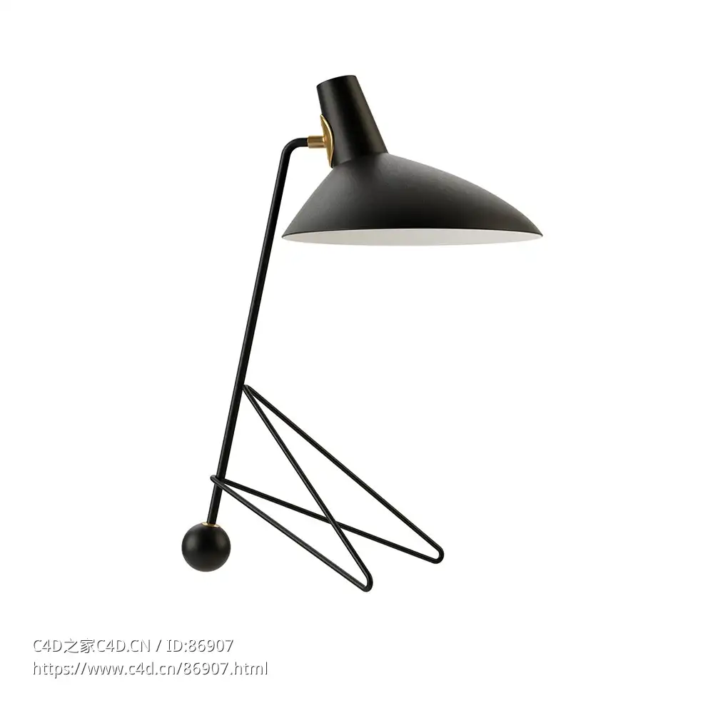 &Tradition三脚台灯HM93D模型素材下载HM9 Tripod Table Lamp by &Tradition - C4D之家 - 1329.jpg
