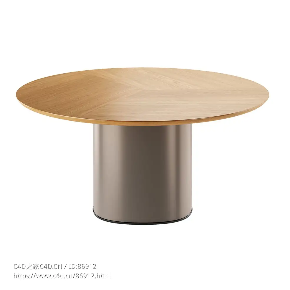 克里斯塔利亚圆形空心柱餐桌3D模型素材下载Holo Pillar Round Dining Table by Krista - C4D之家 - 1334.jpg