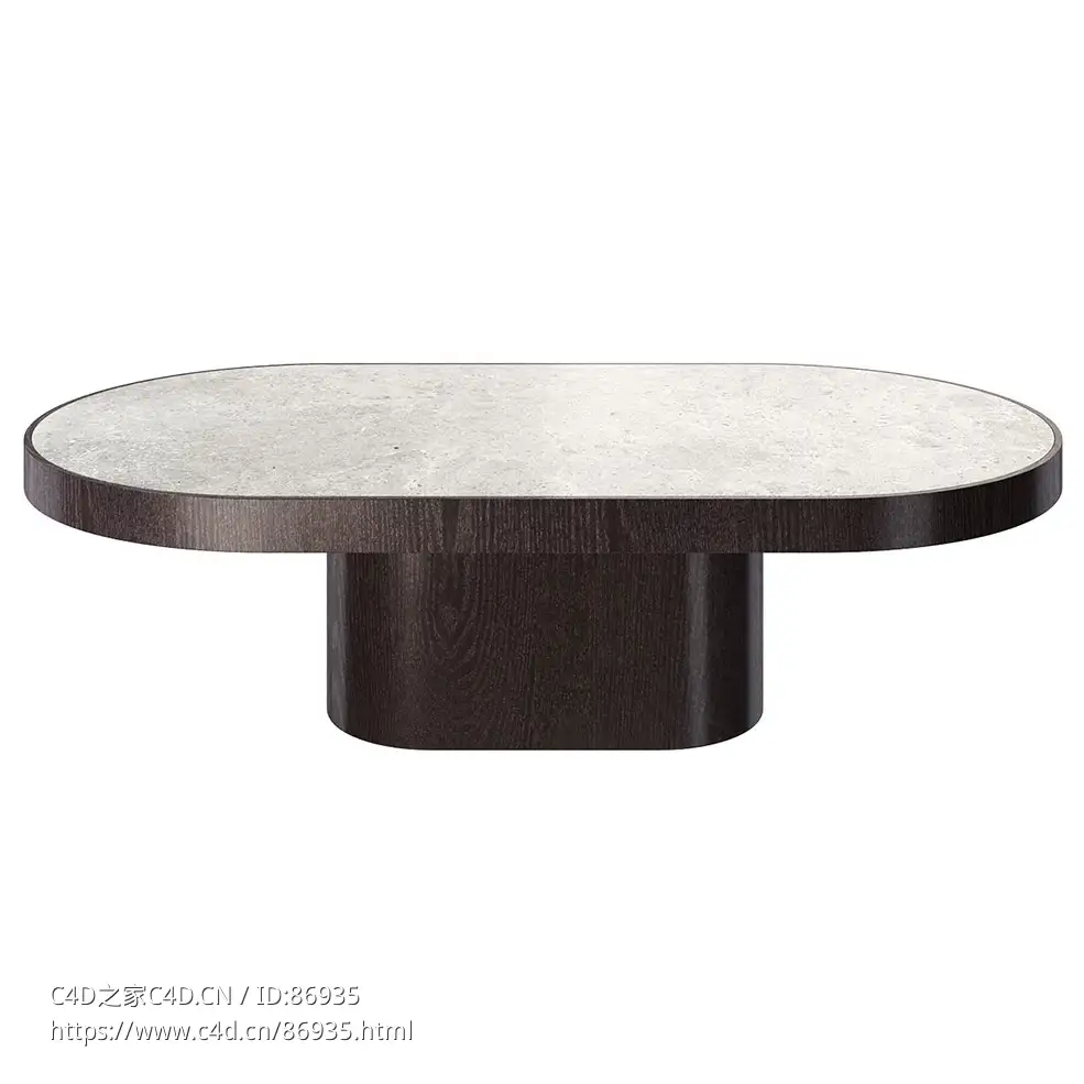 al2超级B 006咖啡桌3D模型素材下载Hyper B 006 Coffee Table by al2