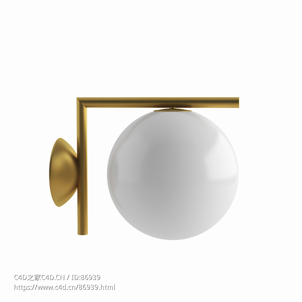 IC灯具CW版3D模型素材下载IC Light CWvray - C4D之家 - 1361.jpg