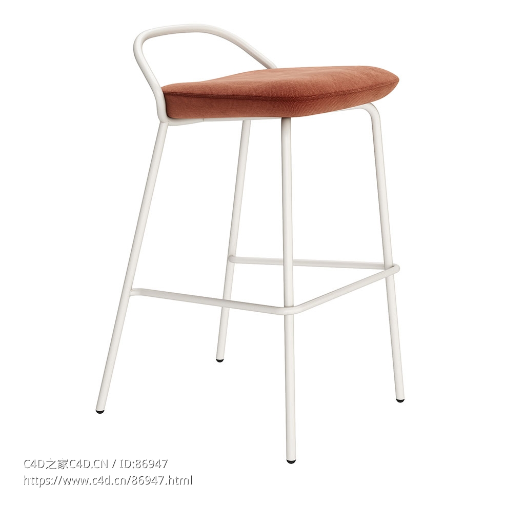 玛拉图标7300高凳3D模型素材下载Icon 7300 Stool by Mara - C4D之家 - 1369.jpg