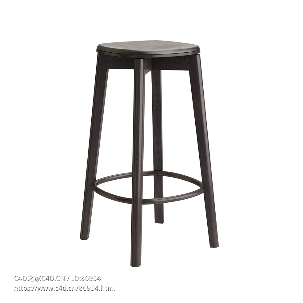 豪根格拉鲁斯伊玛11-043吧椅3D模型素材下载Imma Bar Stool 11-043 by Horgenglarus