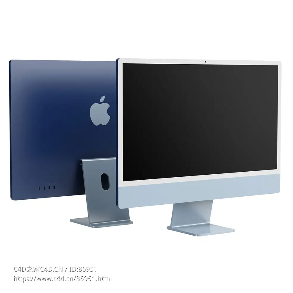 苹果24英寸iMac 20213D模型素材下载iMac 24 inch 2021 by Apple - C4D之家 - 1373.jpg