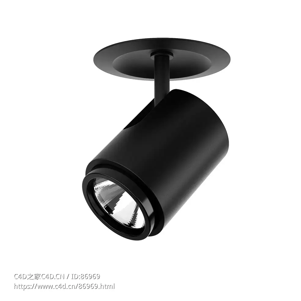 巴罗因塔拉IC柔性固定射灯3D模型素材下载Intara IC Flexible Fixed Point Spot by Bar