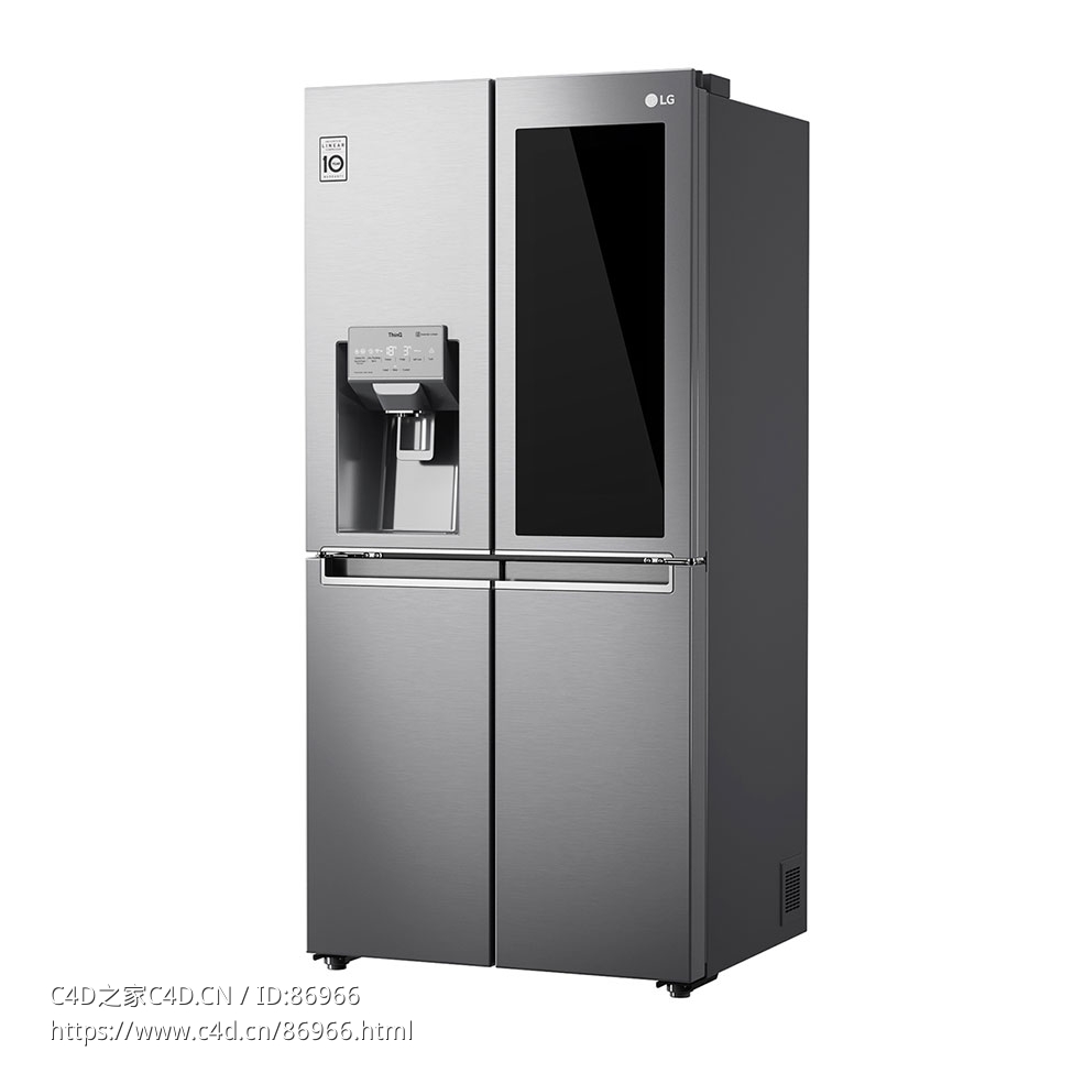 LG 2022门中门冰箱冷冻柜3D模型素材下载Instaview Door-in-Door Fridge Freezer 2022 - C4D之家 - 1388.jpg