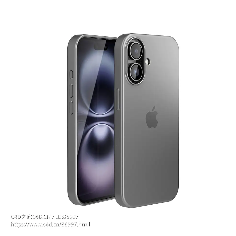 苹果iPhone 16硅胶保护壳3D模型素材下载iPhone 16 2024 Silicone Case by Apple