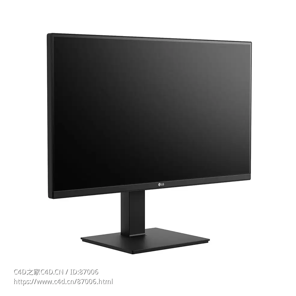 乐金27英寸BP45系列IPS显示器3D模型素材下载IPS Monitor BP45 27 by LG