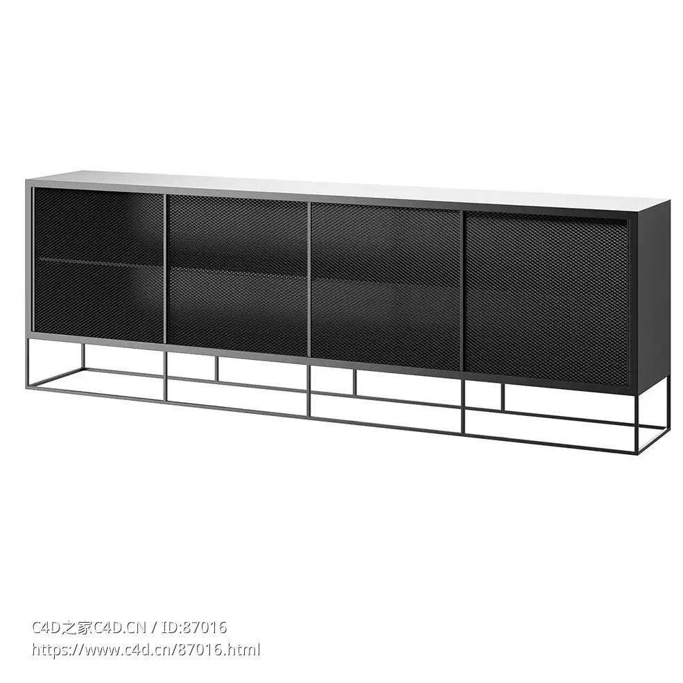 宙斯伊索塔边柜3D模型素材下载Isotta Sideboard by Zeus - C4D之家 - 1438.jpg