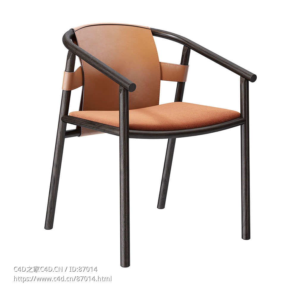 迪特意大利伊萨座椅3D模型素材下载Isa Chair by Ditre Italia - C4D之家 - 1436.jpg