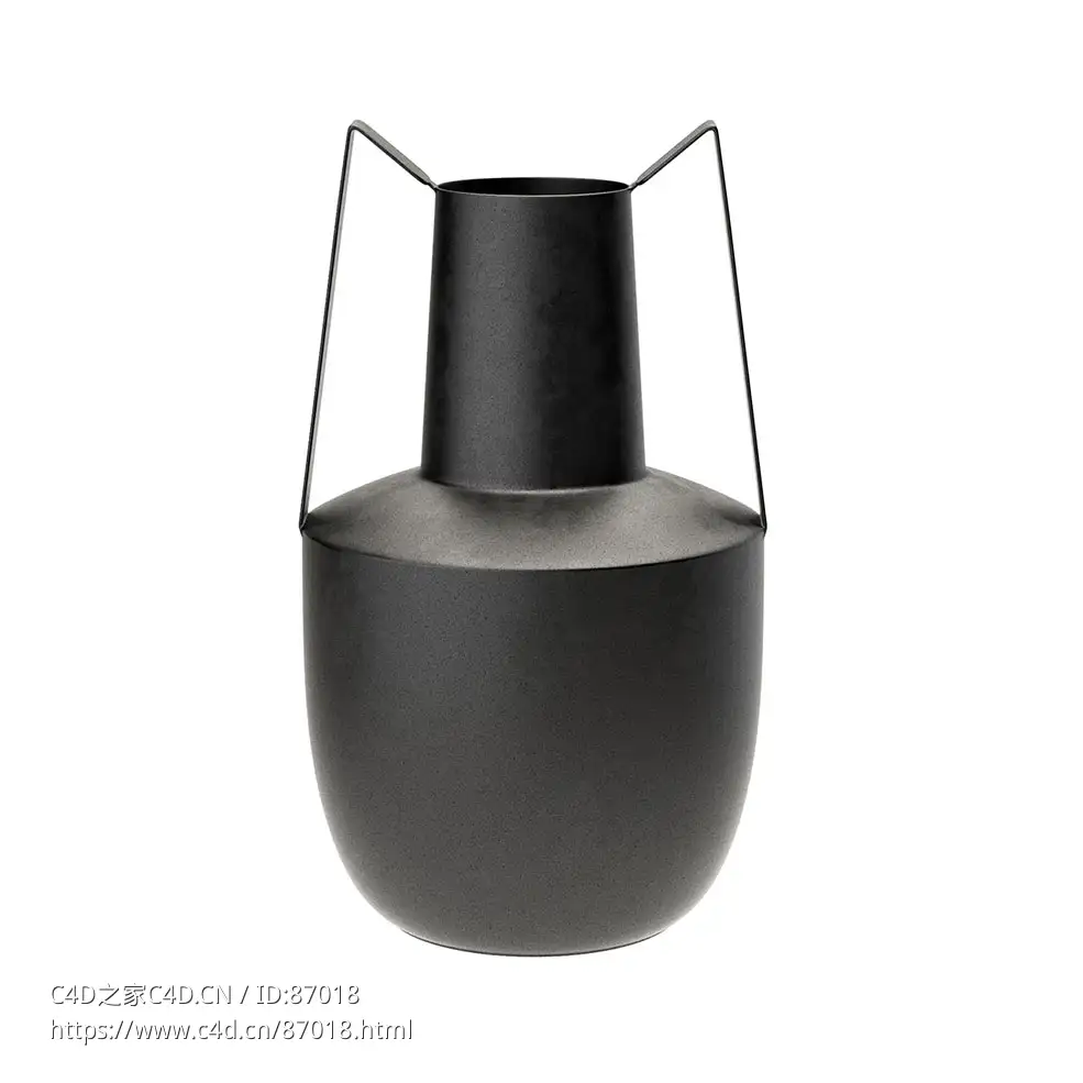 布鲁明维尔伊塔马尔金属花瓶3D模型素材下载Itamar Metal Vase by Bloomingville - C4D之家 - 1440.jpg