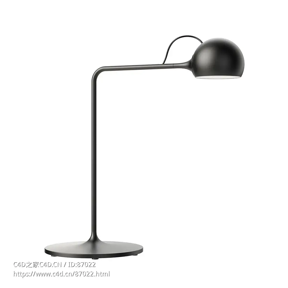 阿特米德伊克萨台灯3D模型素材下载Ixa Table Lamp by Artemide - C4D之家 - 1444.jpg