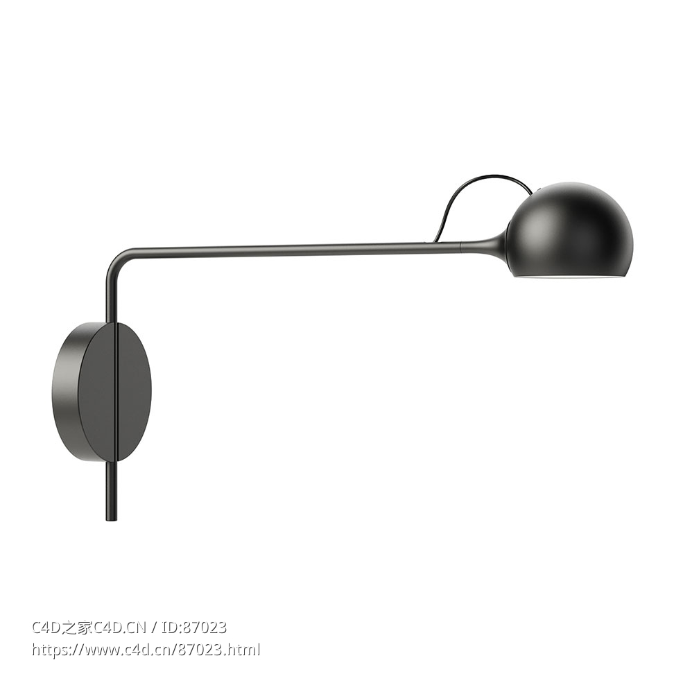 阿特米德伊克萨壁灯3D模型素材下载Ixa Wall Lamp by Artemide