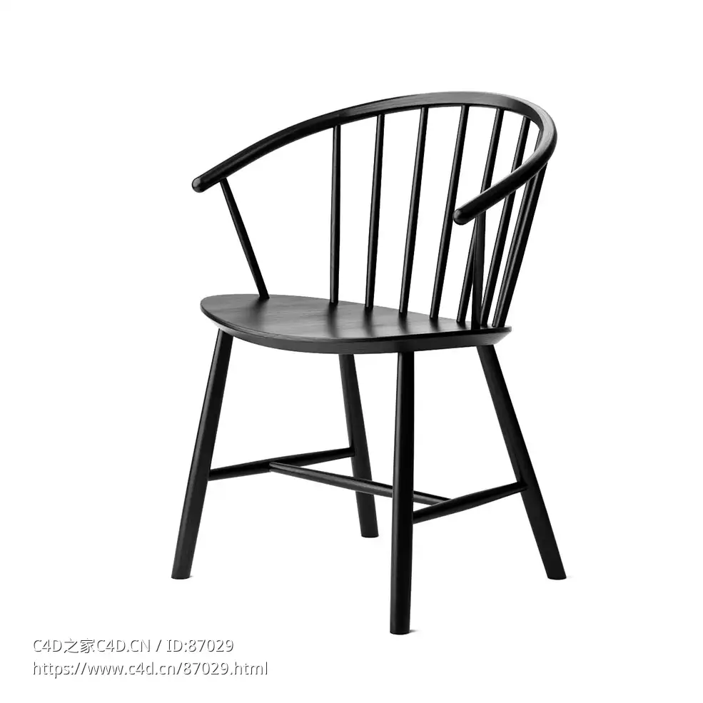 弗雷德里西亚J64座椅3D模型素材下载J64 Chair by Fredericia - C4D之家 - 1451.jpg