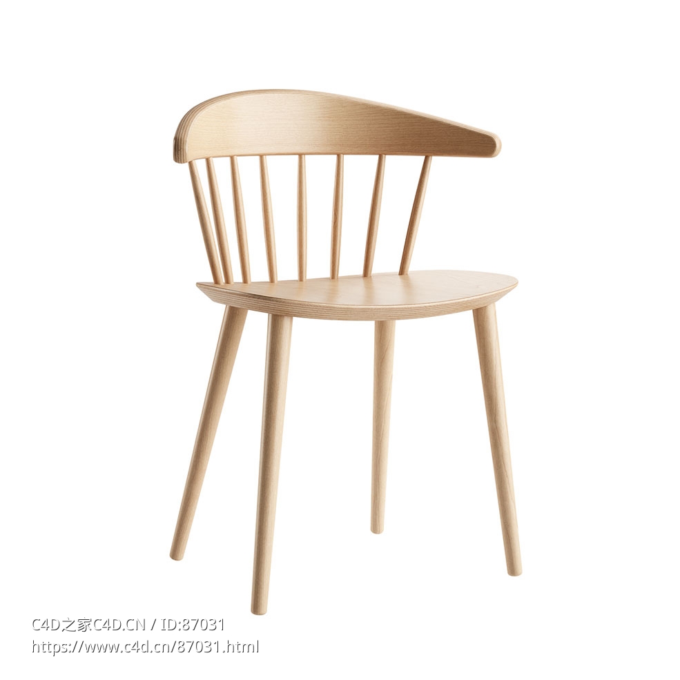 海家具J104座椅3D模型素材下载J104 Chair by Hay