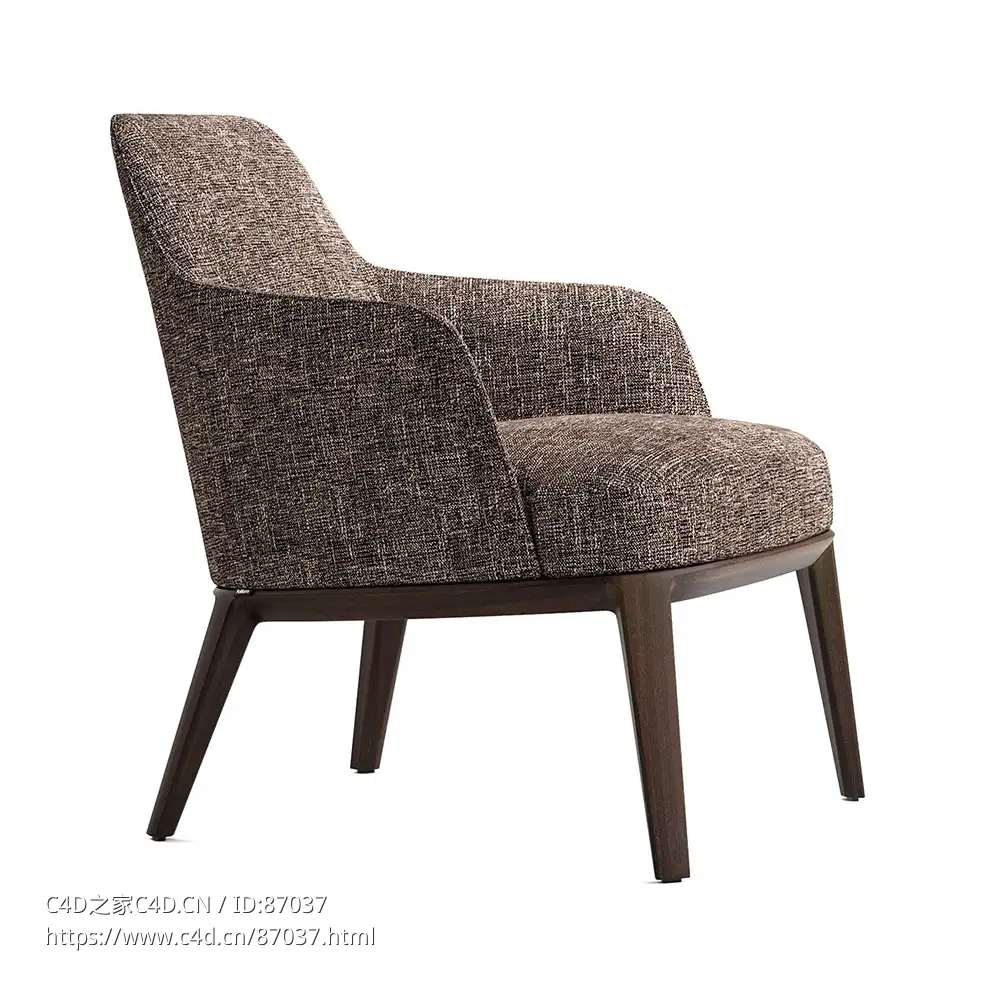 保利弗姆简扶手椅3D模型素材下载Jane Armchair by Poliform - C4D之家 - 1459.jpg