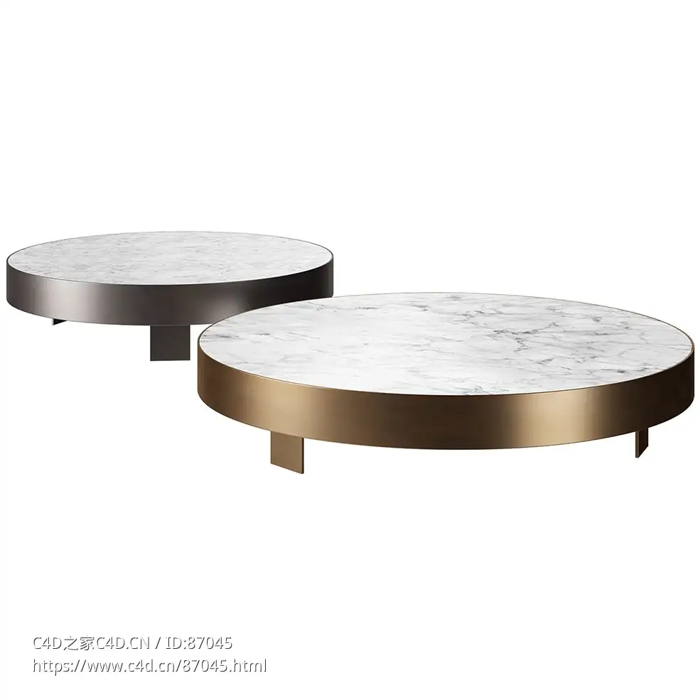 博纳多爵士系列圆形咖啡桌3D模型素材下载Jazz Coffee Table Round by Bonaldo - C4D之家 - 1467.jpg
