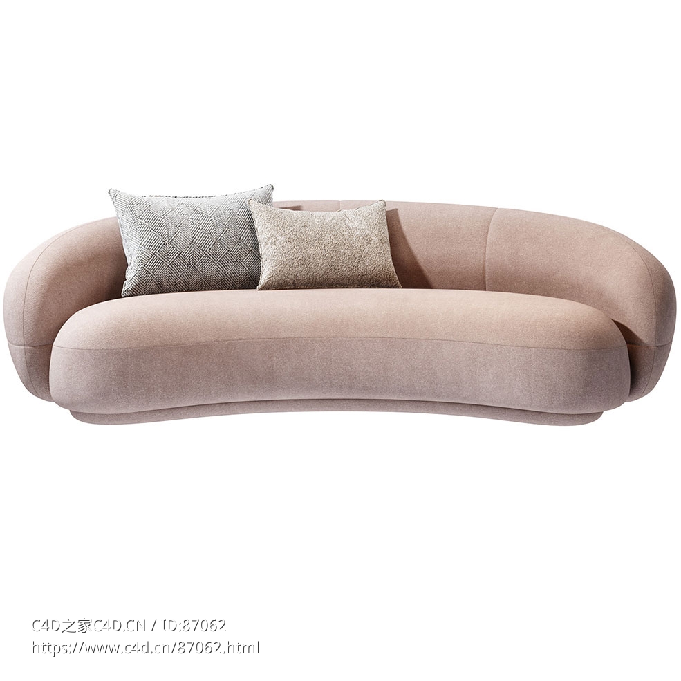 塔奇尼朱莉普沙发3D模型素材下载Julep Sofa by Tacchini - C4D之家 - 1484.jpg