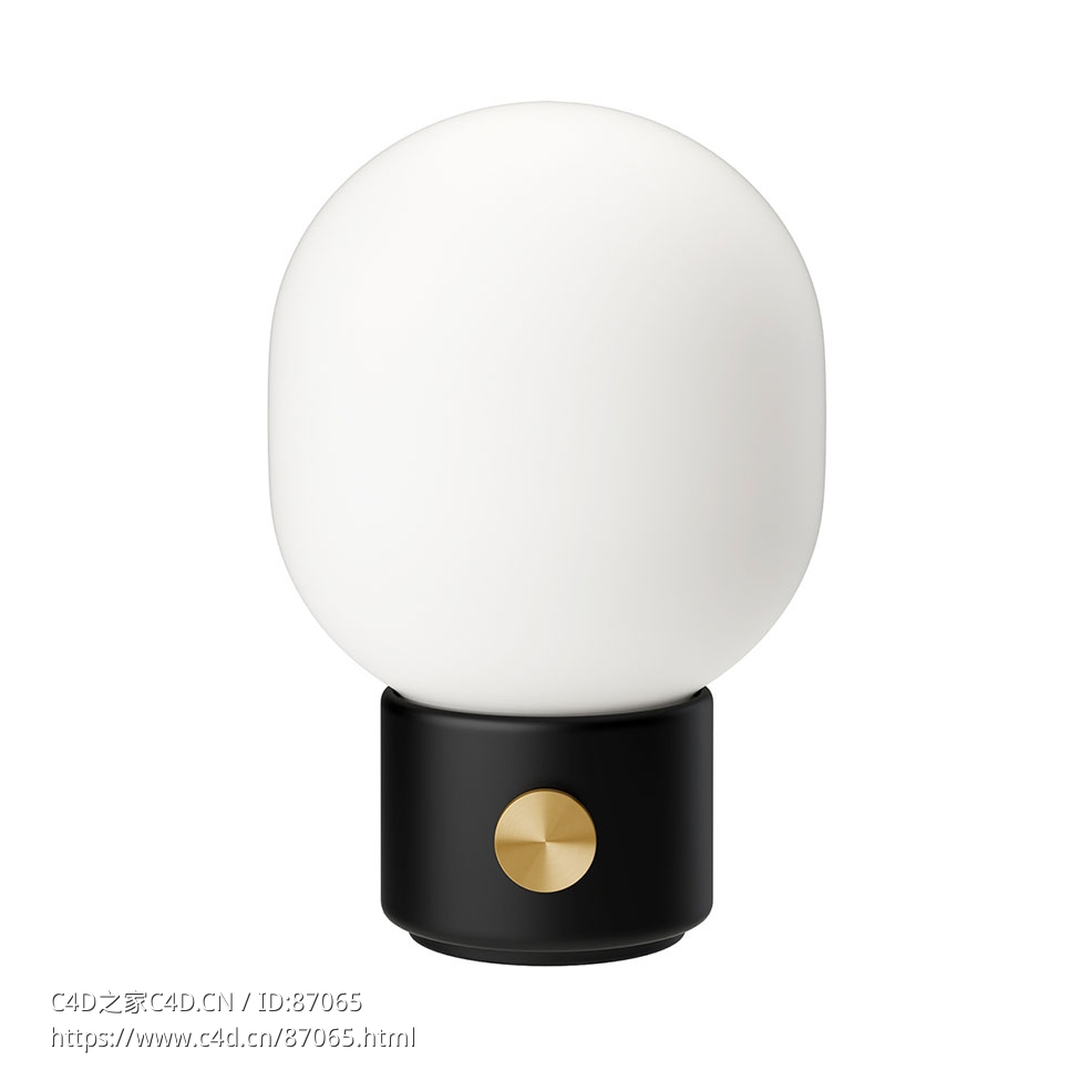 曼都JWDA便携台灯3D模型素材下载JWDA Portable Table Lamp by Menu