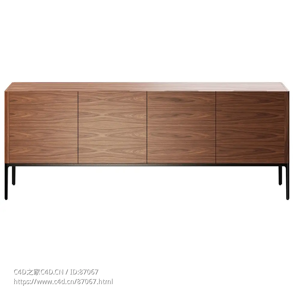 普拉达坎托边柜3D模型素材下载Kanto Sideboard by Porada - C4D之家 - 1489.jpg