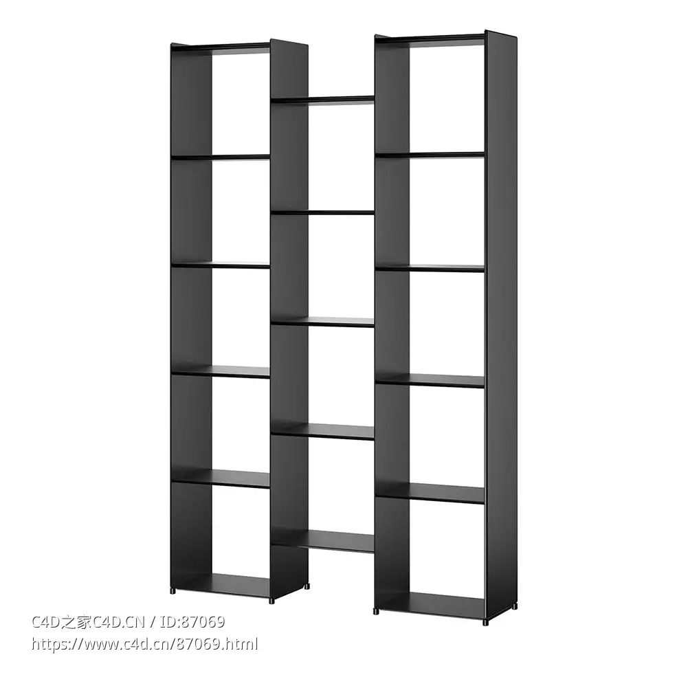博纳多混沌书架组合23D模型素材下载Kaos Bookshelves Combination 2 by Bonaldo - C4D之家 - 1491.jpg